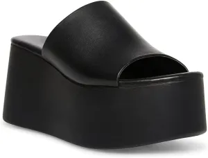 Minshluu Womens Platform Wedge SIides Sandals Open Toe Slip on Lightweight Wedges Sandal