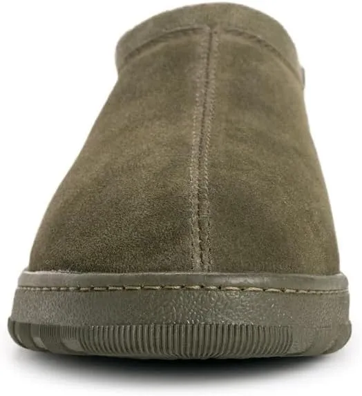 Muk Luks Men's Matt Printed Berber Suede Clog Slipper