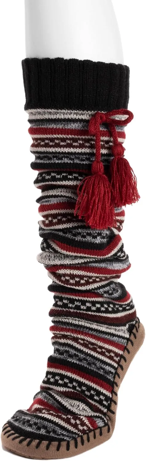 MUK LUKS Women's Slipper Sock Scrunchy (1 Pair Pack)