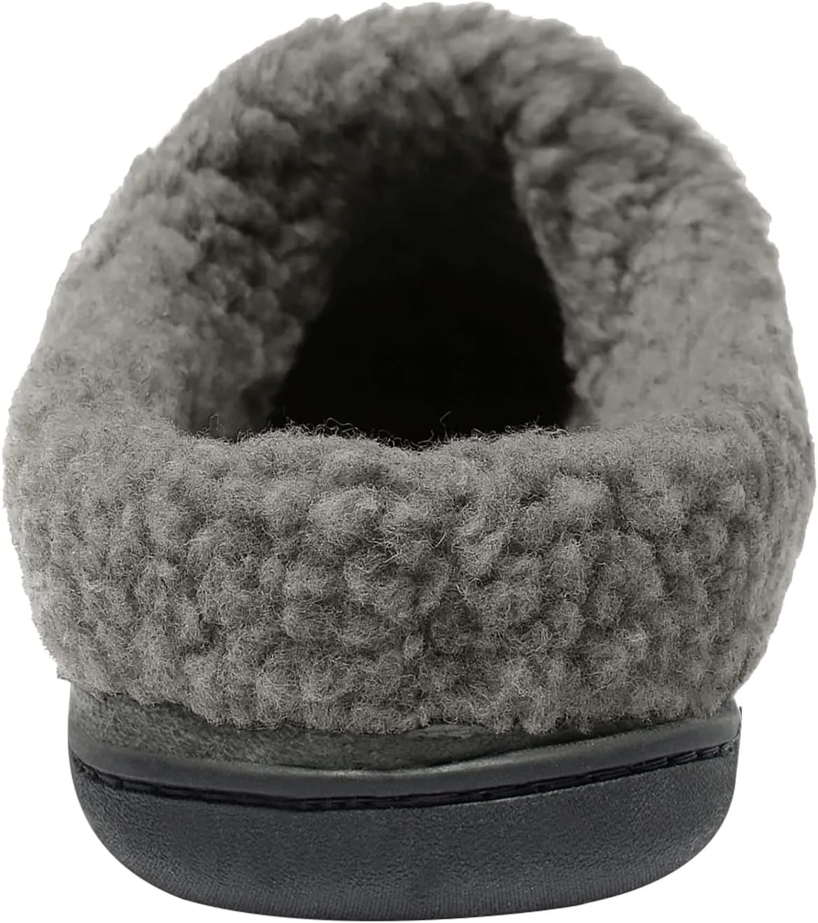 NewDenBer Men's Warm Memory Foam Slippers Suede Plush Fleece Lined Slip on Indoor Outdoor Clog House Shoes