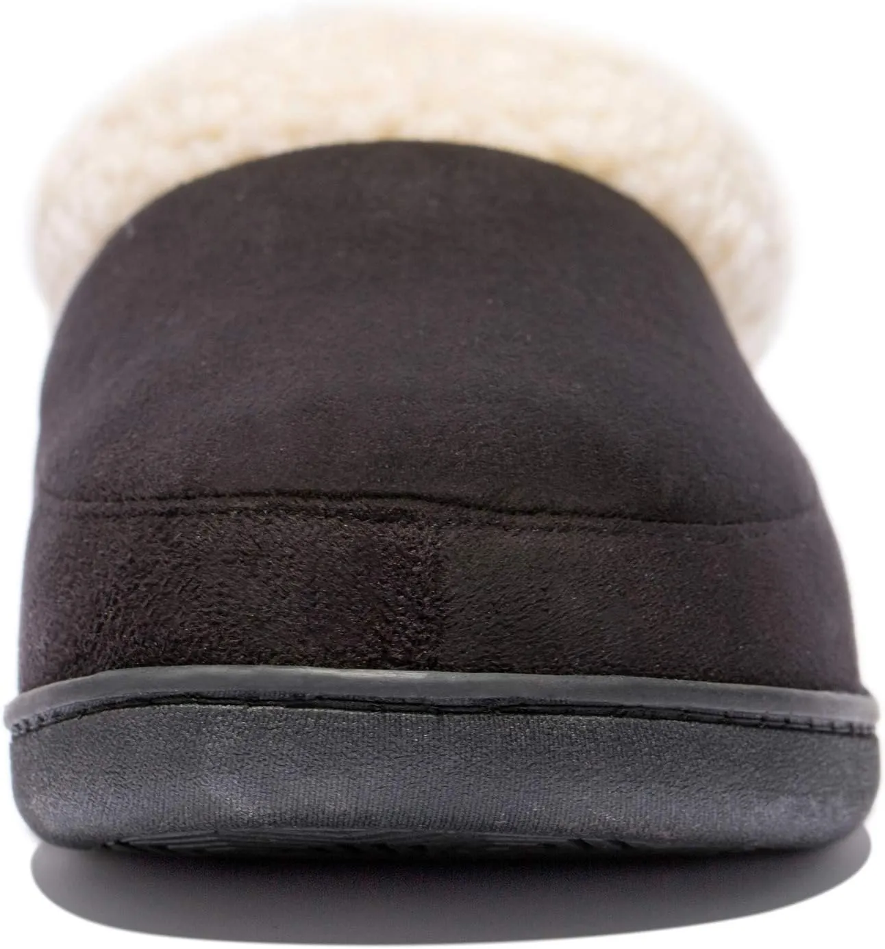 NewDenBer Women's Cozy Memory Foam Slippers Suede Fuzzy Plush Fleece Lined Slip On Indoor Outdoor House Shoes