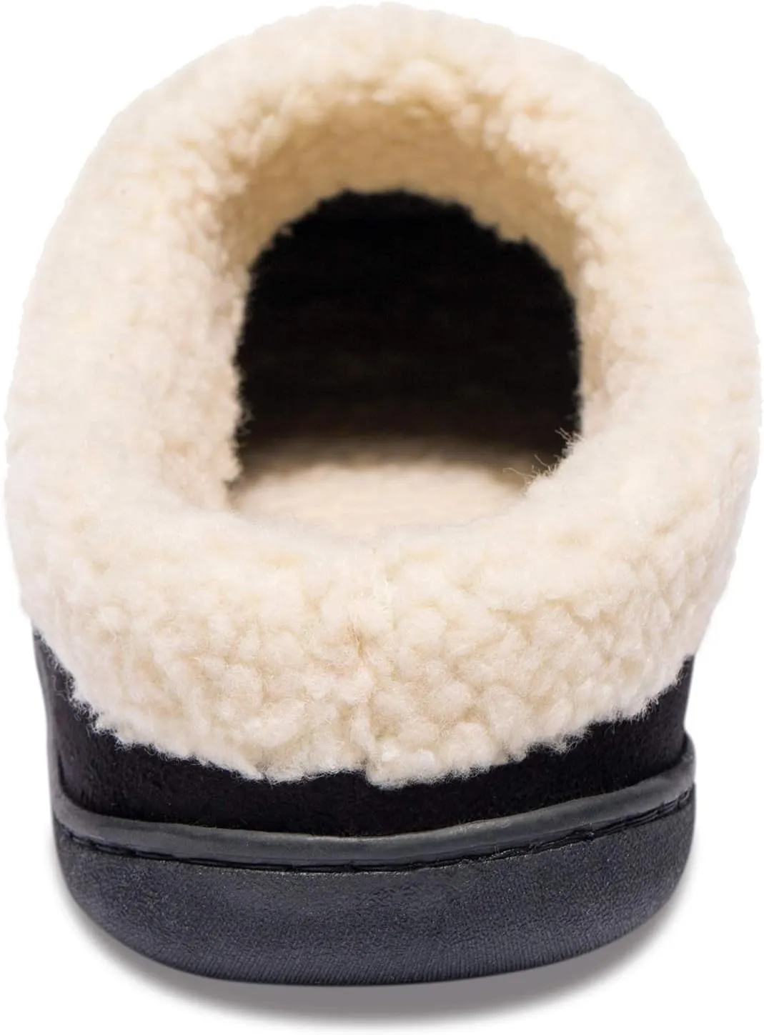 NewDenBer Women's Cozy Memory Foam Slippers Suede Fuzzy Plush Fleece Lined Slip On Indoor Outdoor House Shoes