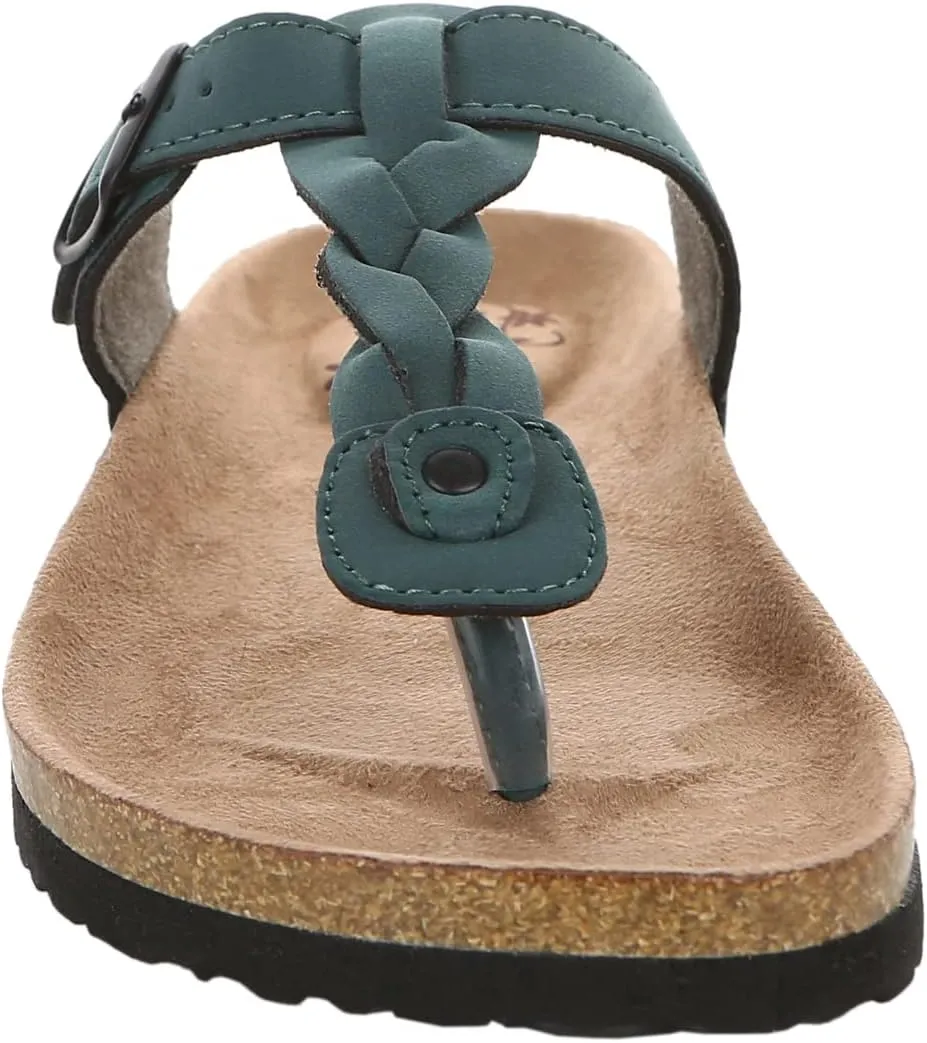 Northside Women's Dina Open Toe Cork Sandal Slide