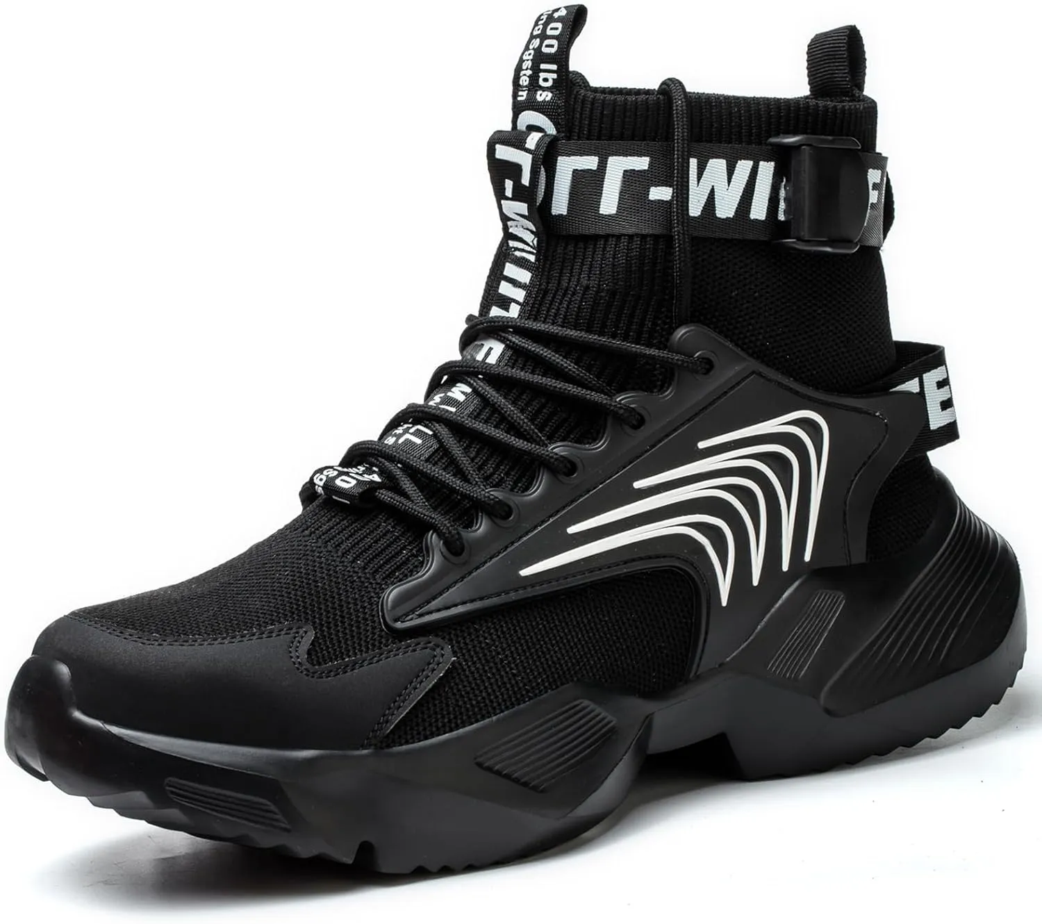 Nutropa Steel Toe Shoes for Men Women Work Safety Footwear Lightweight Breathable Comfortable Industrial Construction Sneakers