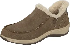Orthofeet Women's Orthopedic Leather Lorin Hands-Free Slipper