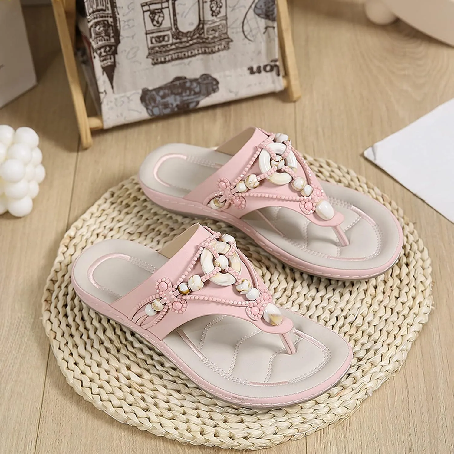 Orthopedic Wide Width Heels for Women Sandals Women Summer Flat Ladies Summer Sandals Foot Arch Supports Women's Orthopedic Platform Sneakers Tie Up Heels for Women