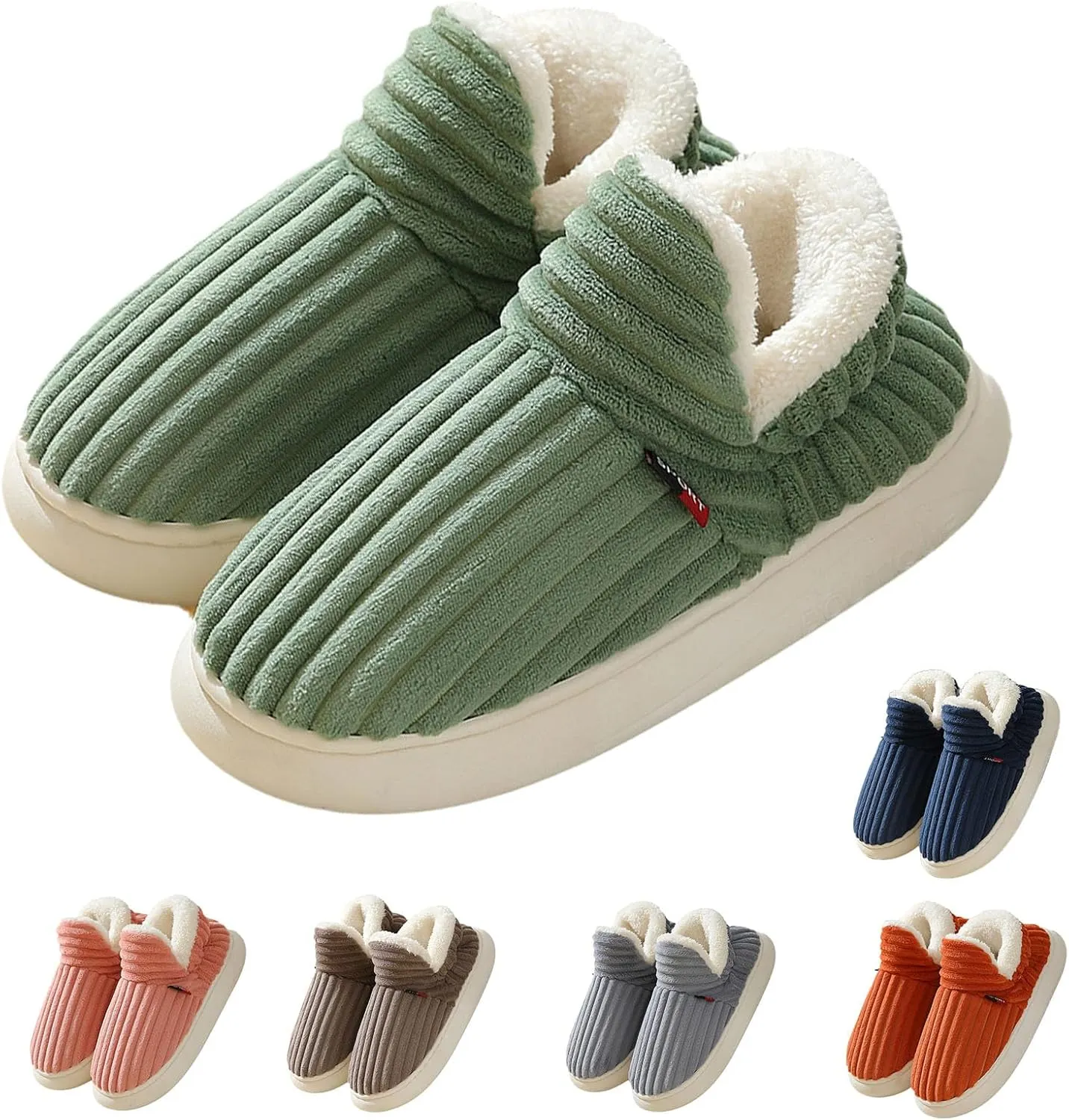 Pluffi Cozy Stylish Slipper, Cloud Slippers Pillow Warm Fuzzy House Slippers, Thick Sole Anti-Skid Cozy Plush slides
