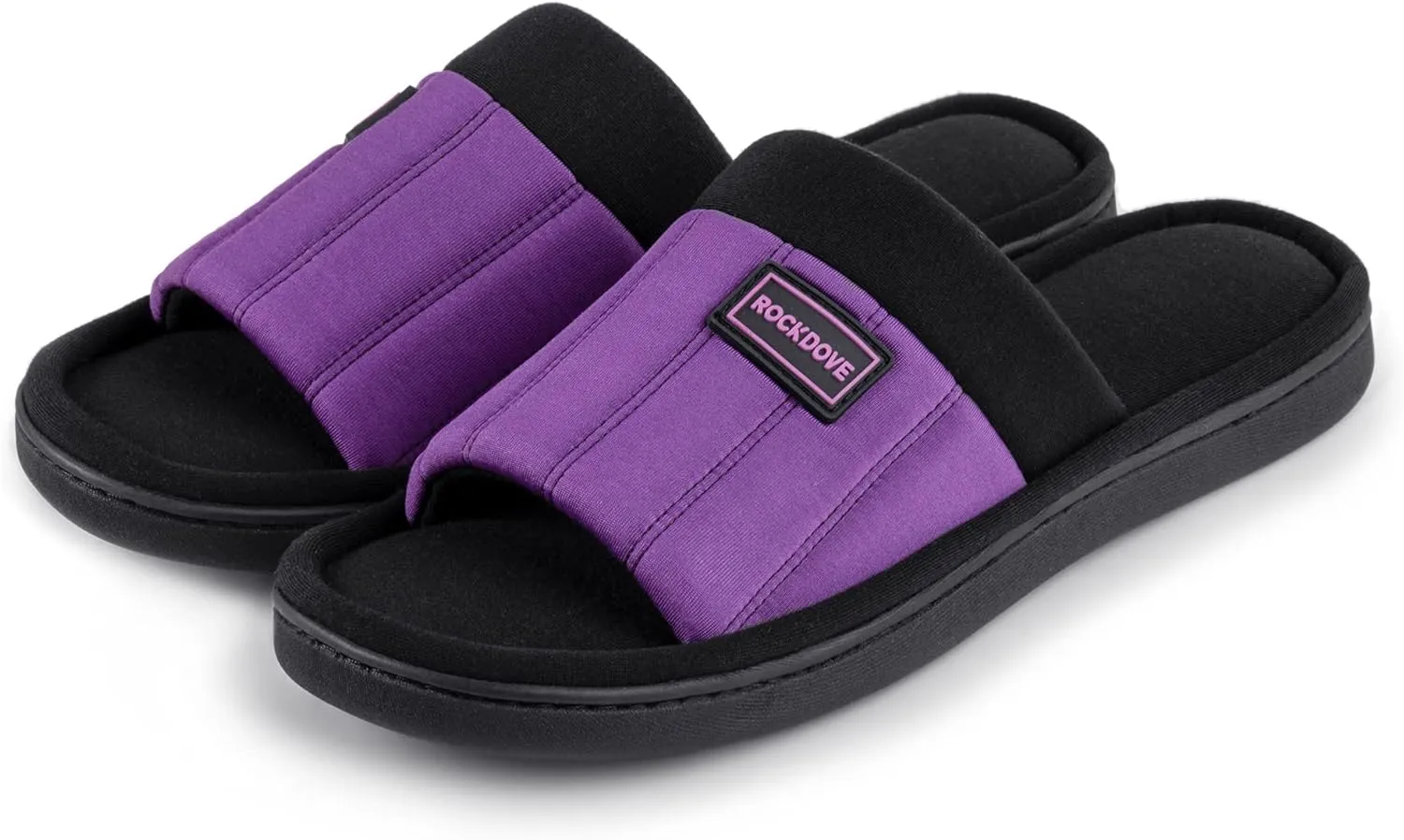 RockDove Women's Cassidy Two-Tone Memory Foam Slide Slipper