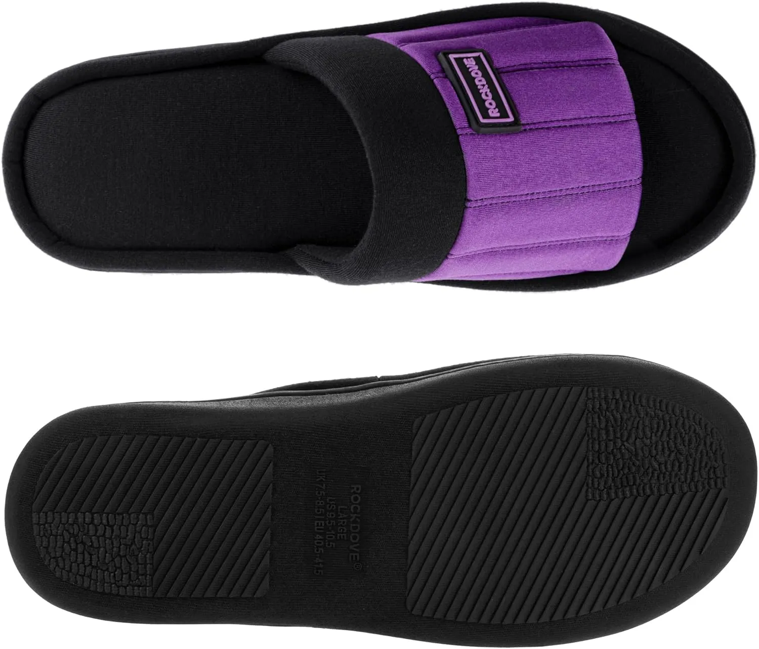 RockDove Women's Cassidy Two-Tone Memory Foam Slide Slipper