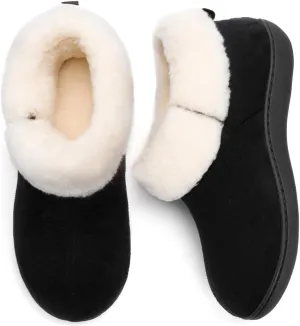 RockDove Women's Sierra Faux Leather Bootie Slipper