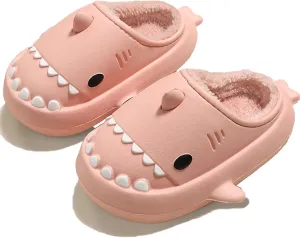 Shark Slippers For Women Men Cozy Funny Fuzzy Slippers For Women Bedroom Slippers House Shoes Slippers Cute Animal Non Slip Warm Slippers For Fall and Winter Indoor Outdoor