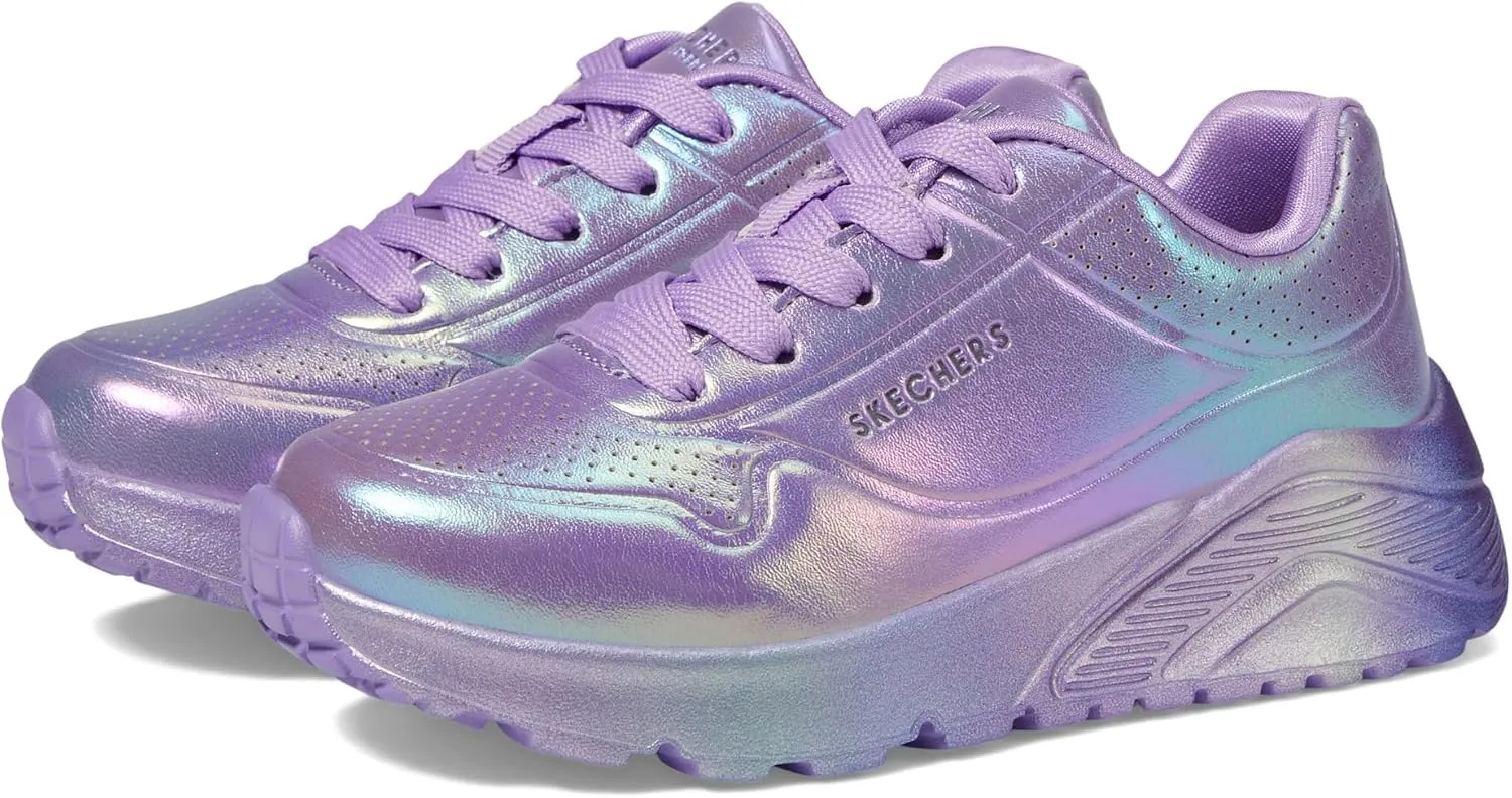 Skechers Girl's Uno Lite-Metallic Shimmers Sneaker