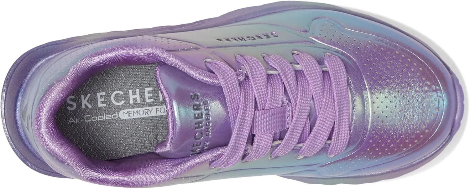 Skechers Girl's Uno Lite-Metallic Shimmers Sneaker