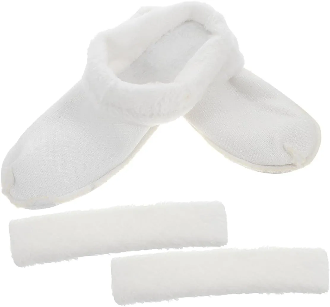 Socks Insert Plush Shoes Liner Warm Cozy Fluffy Inserts Replacement Inner Sole Size 32-33
