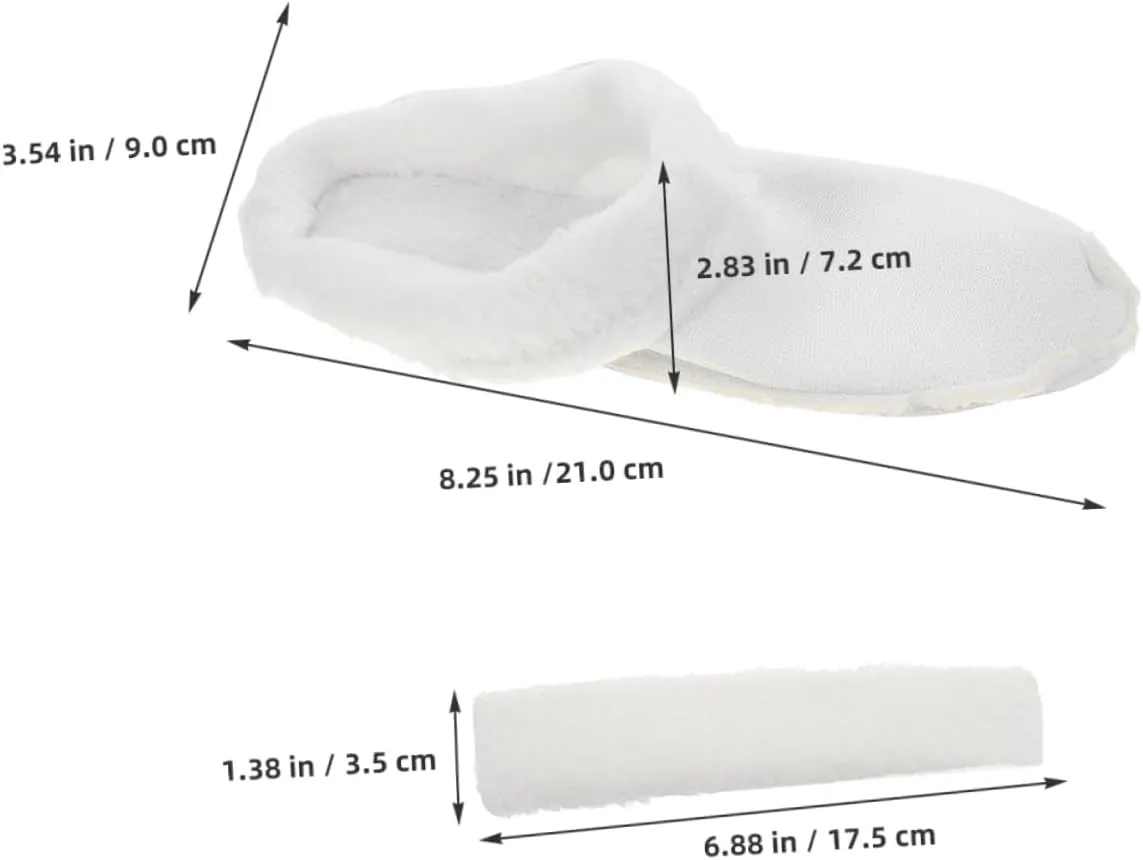 Socks Insert Plush Shoes Liner Warm Cozy Fluffy Inserts Replacement Inner Sole Size 32-33