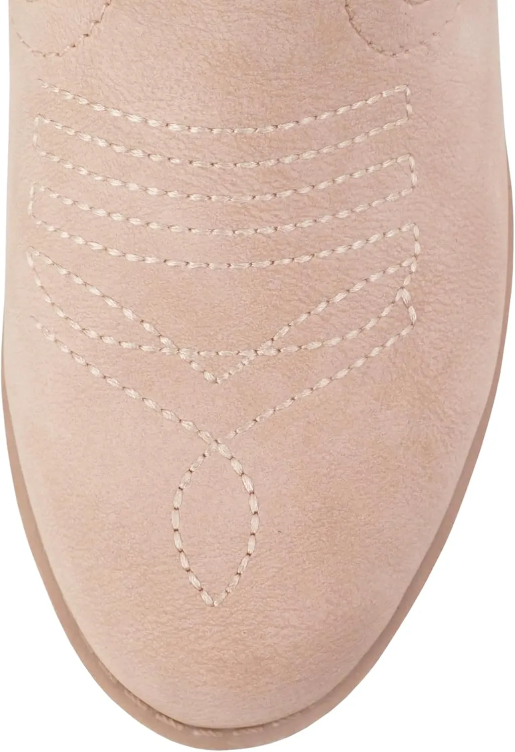 Soda RENO-2 Kids/Girls/Children Western Cowboy Stitched Pointe Toe Low Heel Ankle Mid Shaft Fashion Boots