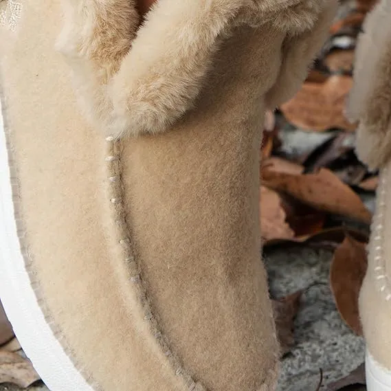 Soft Plush Slip-on Sneakers for Cozy Feet, Non Slip Orthopedic Winter Slippers Warm Cozy Micro Suede Slipper Boots