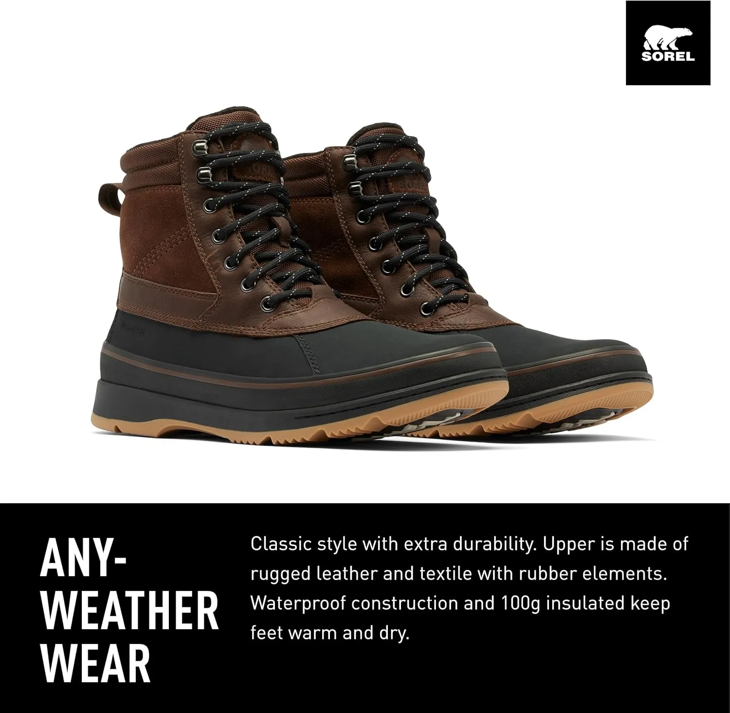 SOREL Men's Ankeny ll Plus Waterproof Boot