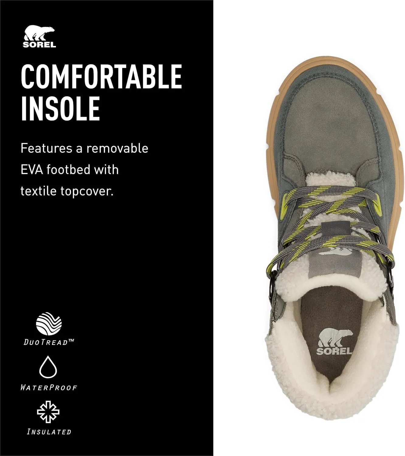 SOREL Women's Explorer lll NW Lace Waterproof Boot