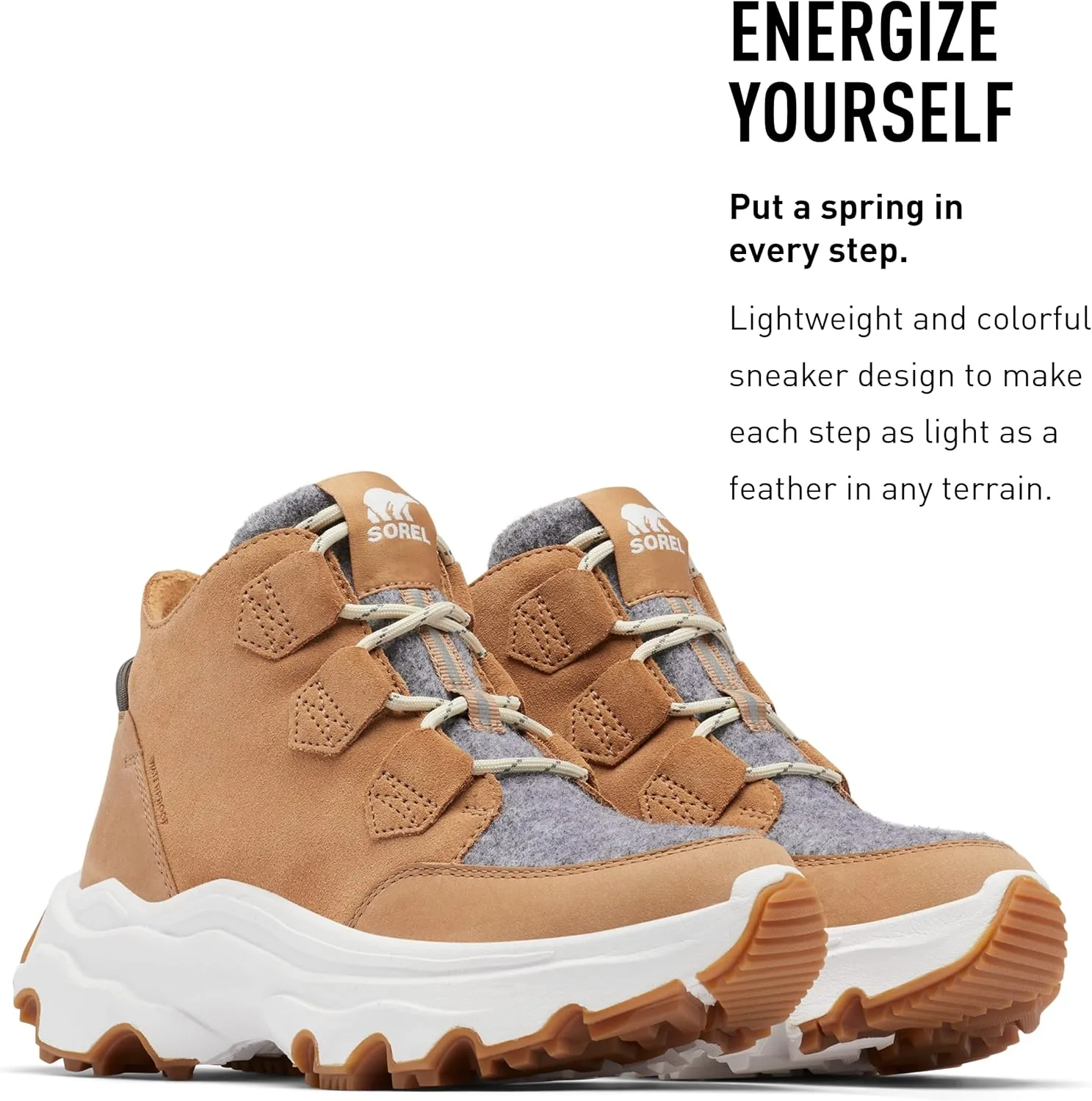 Sorel Women's Kinetic Breakthru Caribou Waterproof Boot