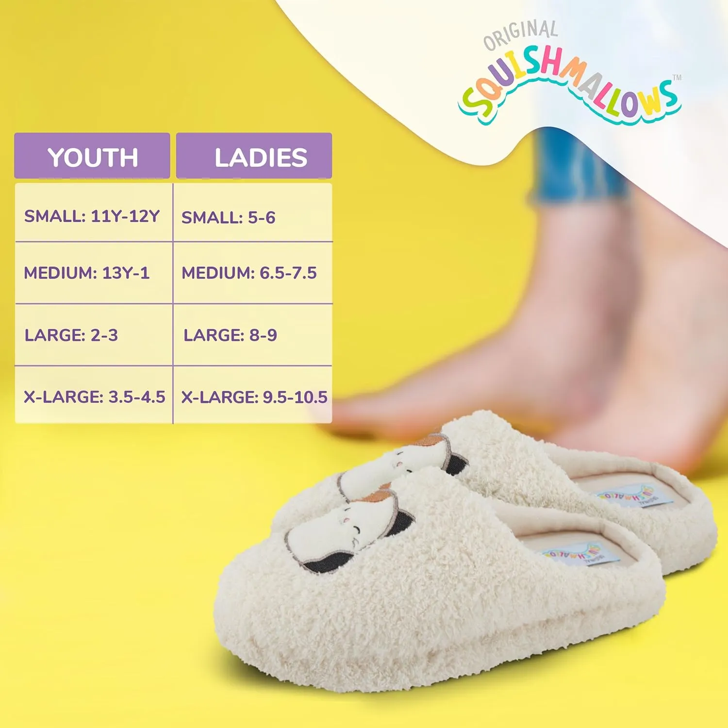 Squishmallows Kids Slippers and Womens Slippers Gifts for Women Extra Cozy Fuzzy House Slippers Slip On