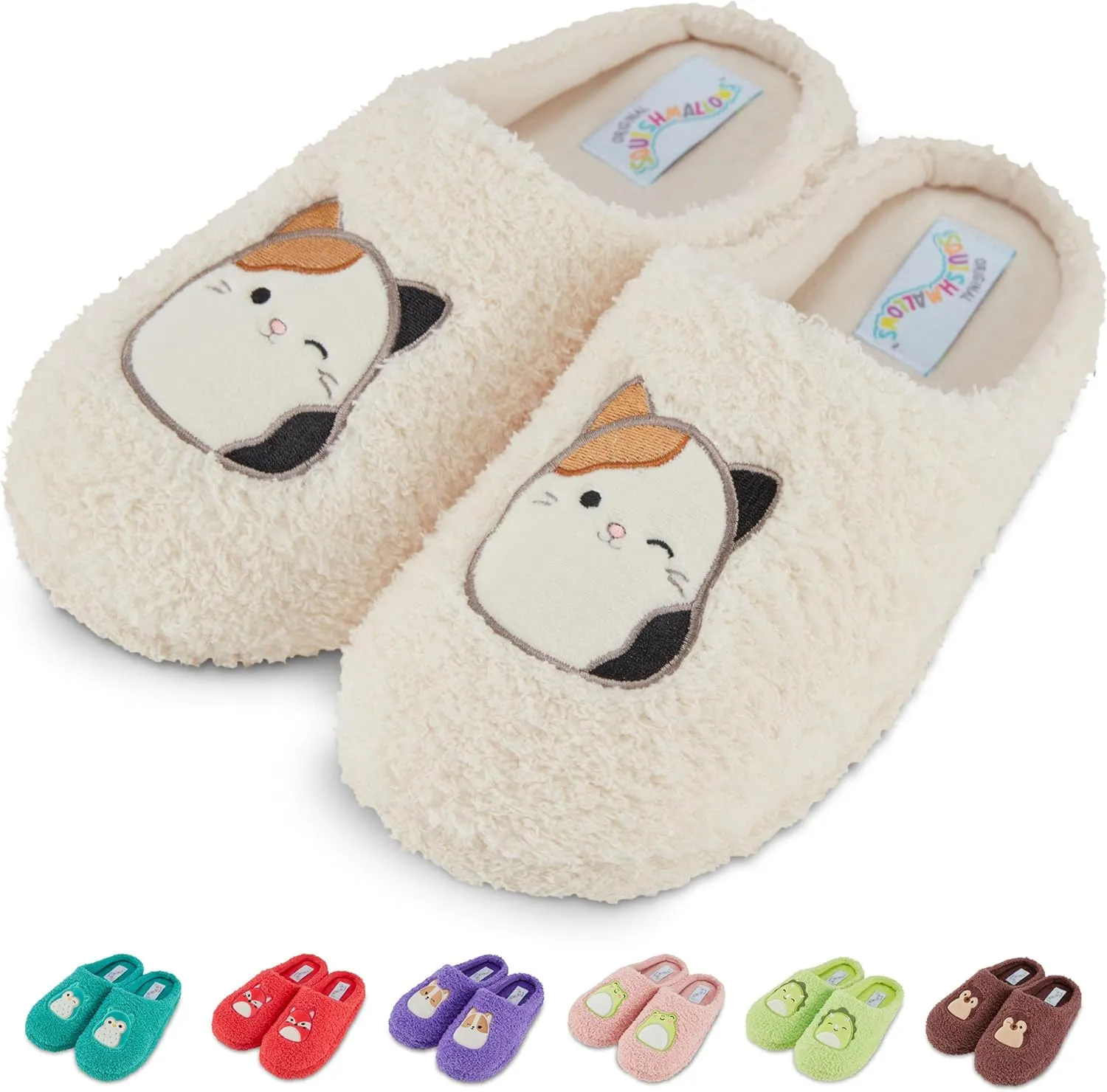 Squishmallows Kids Slippers and Womens Slippers Gifts for Women Extra Cozy Fuzzy House Slippers Slip On