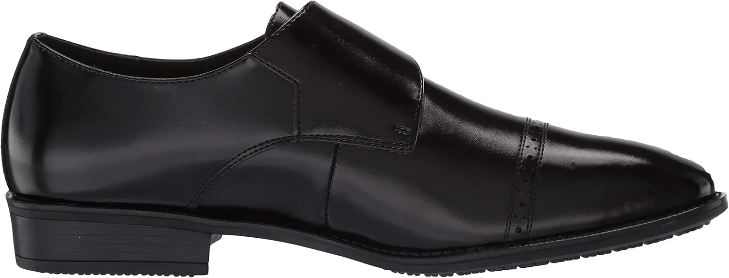 STACY ADAMS Men's Armond Cap Toe Monk Strap Loafer
