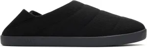 TOMS Mens Ezra Faux Fur Scuff Casual Slippers Casual - Grey