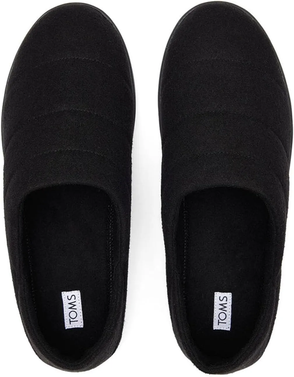 TOMS Mens Ezra Faux Fur Scuff Casual Slippers Casual - Grey