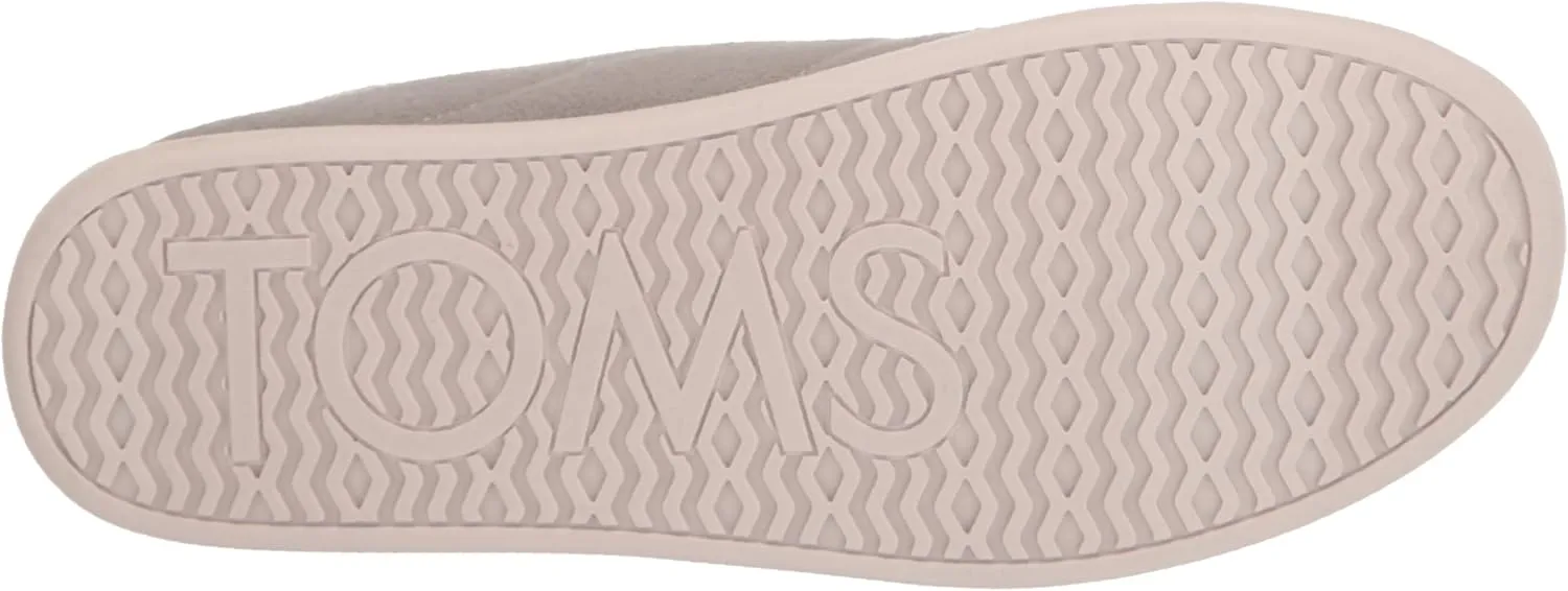 TOMS Mens Ezra Faux Fur Scuff Casual Slippers Casual - Grey