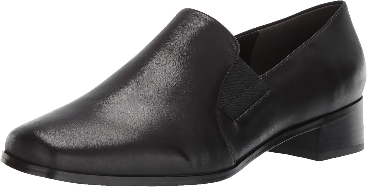 Trotters Women's Ash Loafer,Black Kid,9.5 N