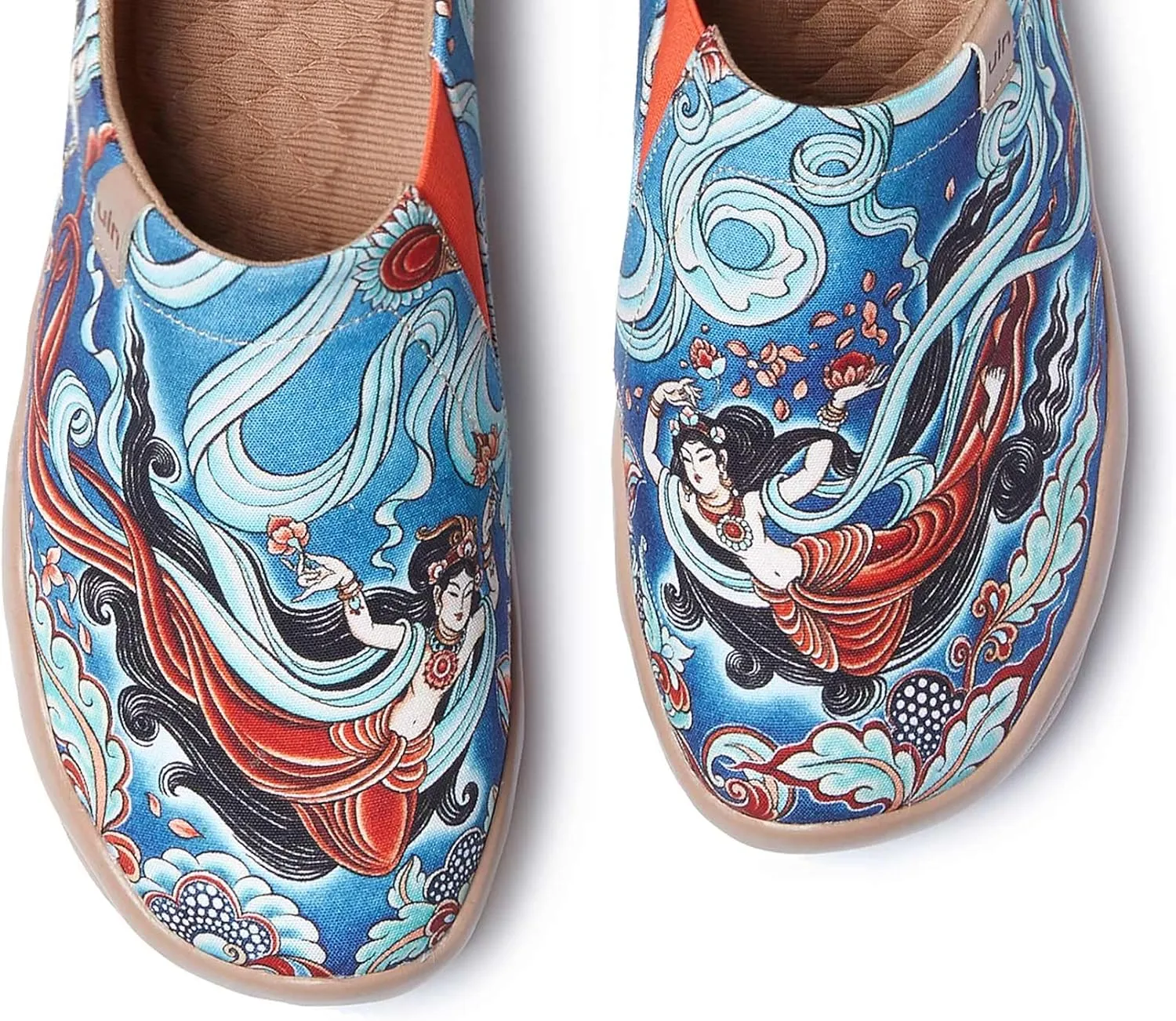 UIN Art Master Women's Art Travel Shoes Slip On Loafers Comfort Lightweight Fashion Sneaker