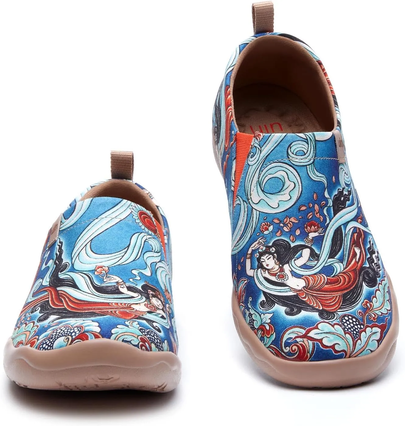 UIN Art Master Women's Art Travel Shoes Slip On Loafers Comfort Lightweight Fashion Sneaker