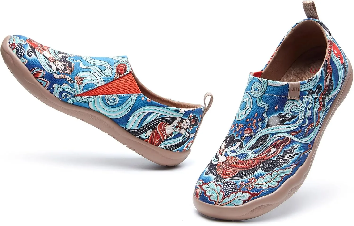 UIN Art Master Women's Art Travel Shoes Slip On Loafers Comfort Lightweight Fashion Sneaker