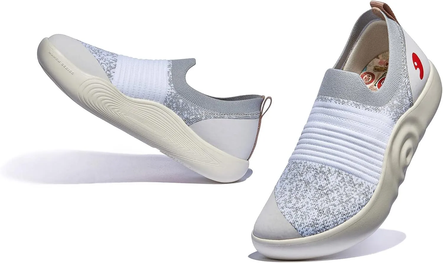 UIN Women's Slip On Walking Shoes Art Travel Lightweight Comfort Fashion Sneaker Mahon Series