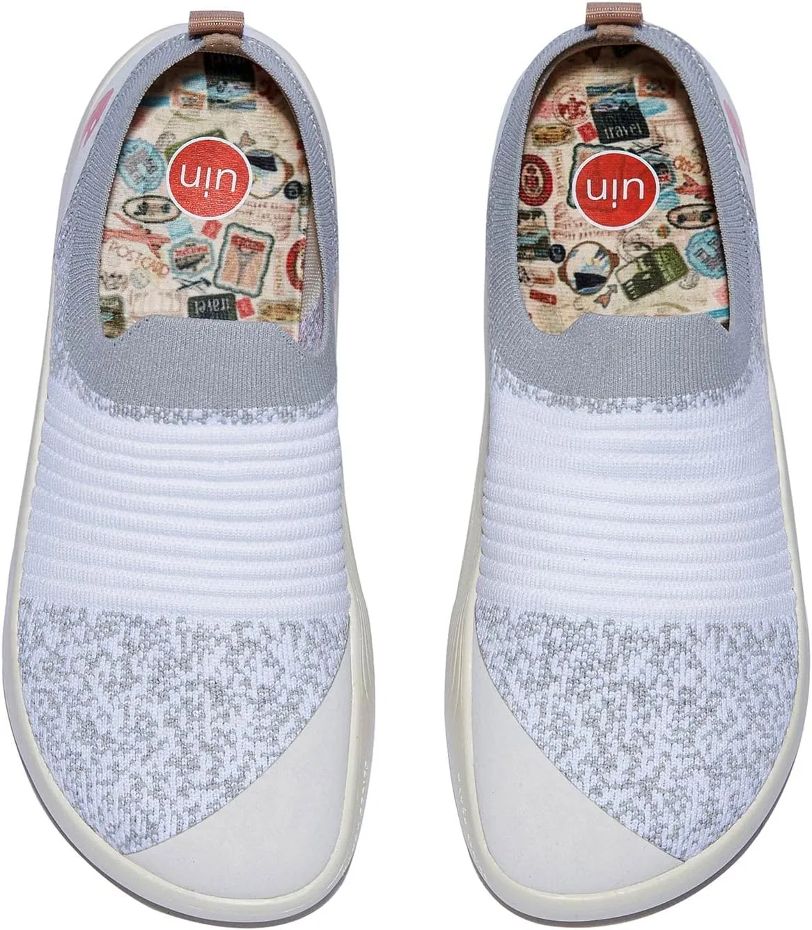UIN Women's Slip On Walking Shoes Art Travel Lightweight Comfort Fashion Sneaker Mahon Series