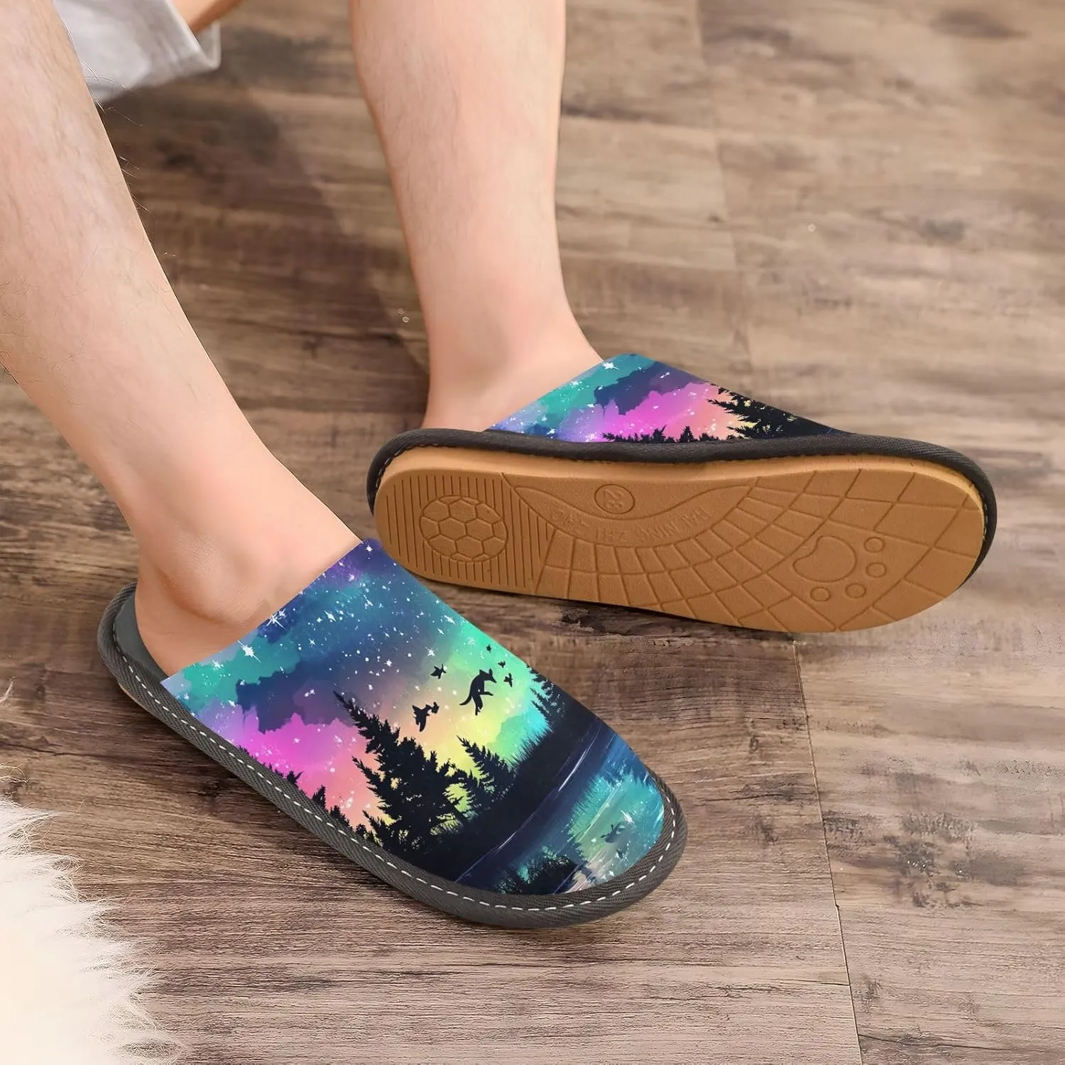 Unisex Outdoor Slippers Bedroom Shoes for Men Waterproof Slippers for Women