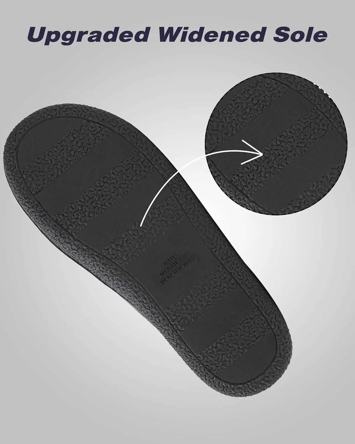 WALKFUN Adjustable House Slippers for Men Open Toe Breathable Indoor Slip on Mens Slides Sandals with Memory Foam for Bedroom,Patio