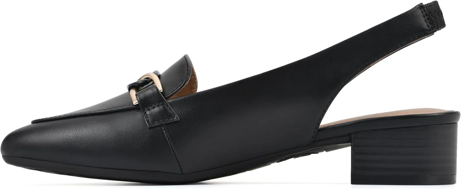 WHITE MOUNTAIN Women's Boreal Low Block Loafer Heel