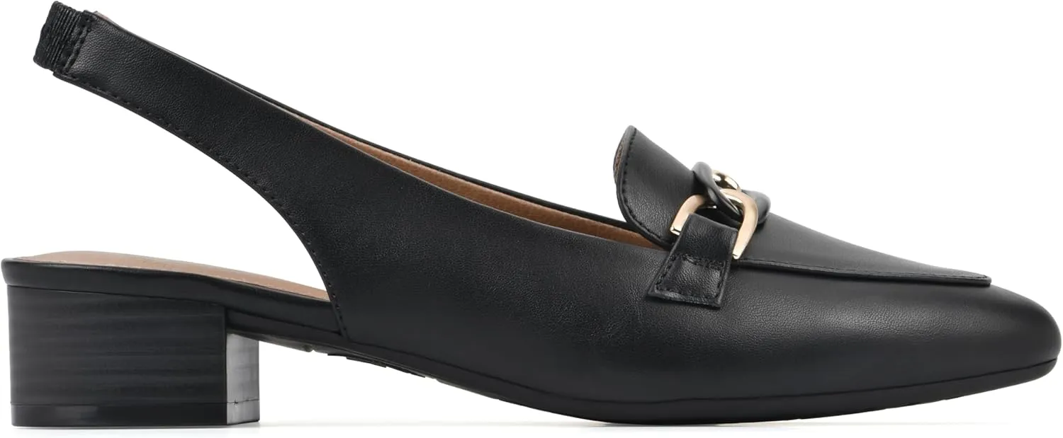 WHITE MOUNTAIN Women's Boreal Low Block Loafer Heel