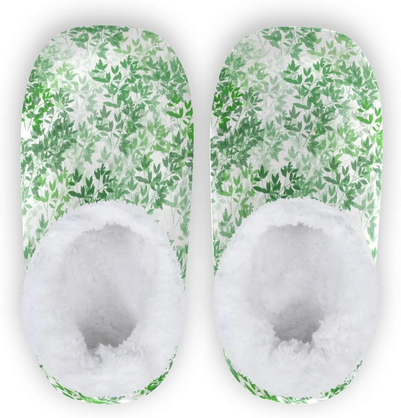 Winter House Slippers for Women/Men with Mandala Grid Element Cozy Fleece Slippers