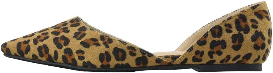 Women's Ankle Wrap D'Orsay Flats Slip Loafer Pointed Casual Ballet Shoes