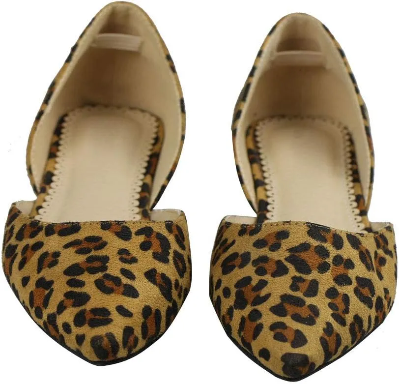 Women's Ankle Wrap D'Orsay Flats Slip Loafer Pointed Casual Ballet Shoes