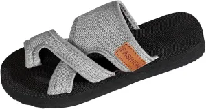Womens Breathable Mesh Slide Sandals Comfortable Orthopaedic Slippers Mesh Flip Flops with Toe Loop Avylays Orthopedic Shoes Casual Loop Toe Flat Beach Shoes