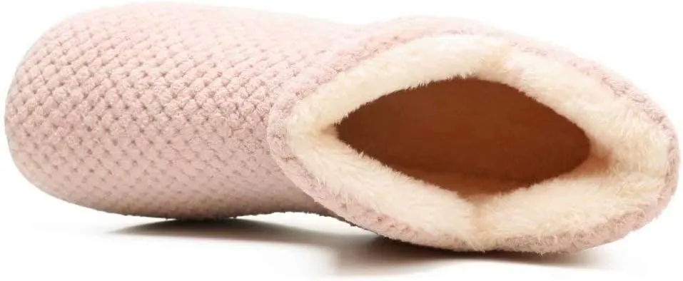 Women's Cozy Bootie Slippers Fuzzy Outdoor Indoor House Slippers